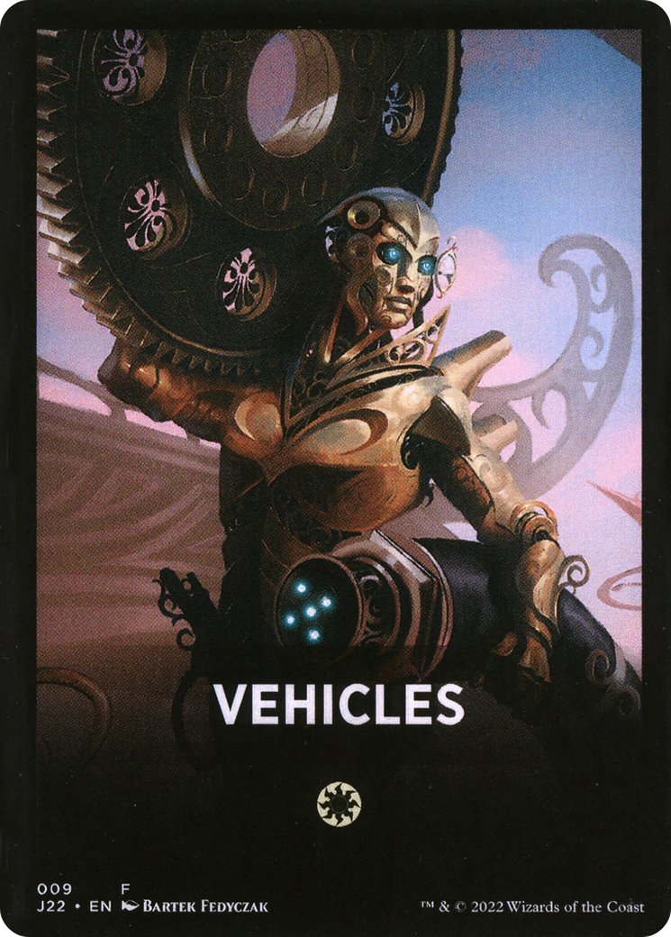 Vehicles Theme Card [Jumpstart 2022 Front Cards] | The CG Realm