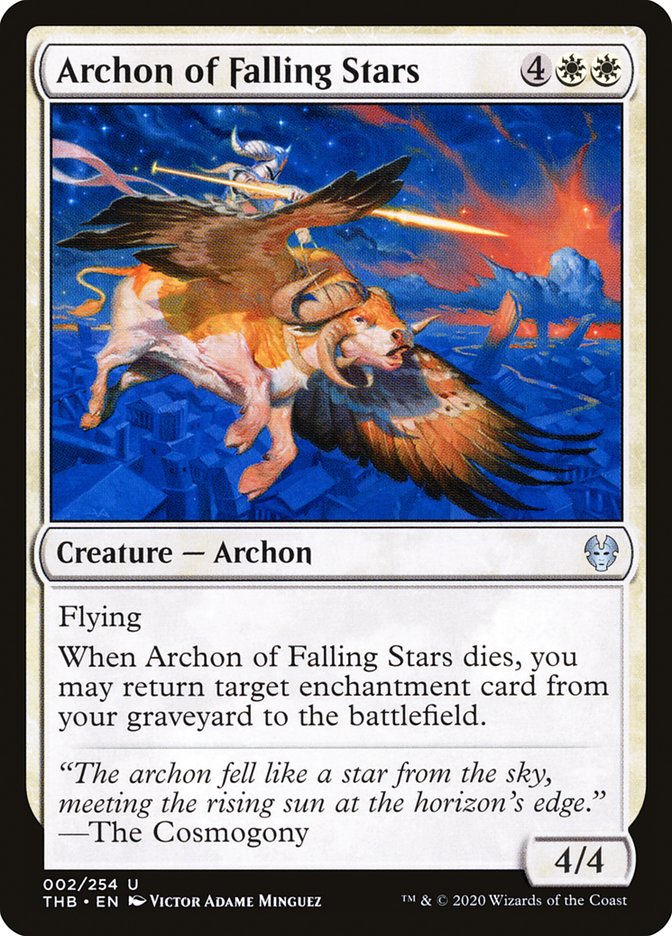 Archon of Falling Stars [Theros Beyond Death] | The CG Realm