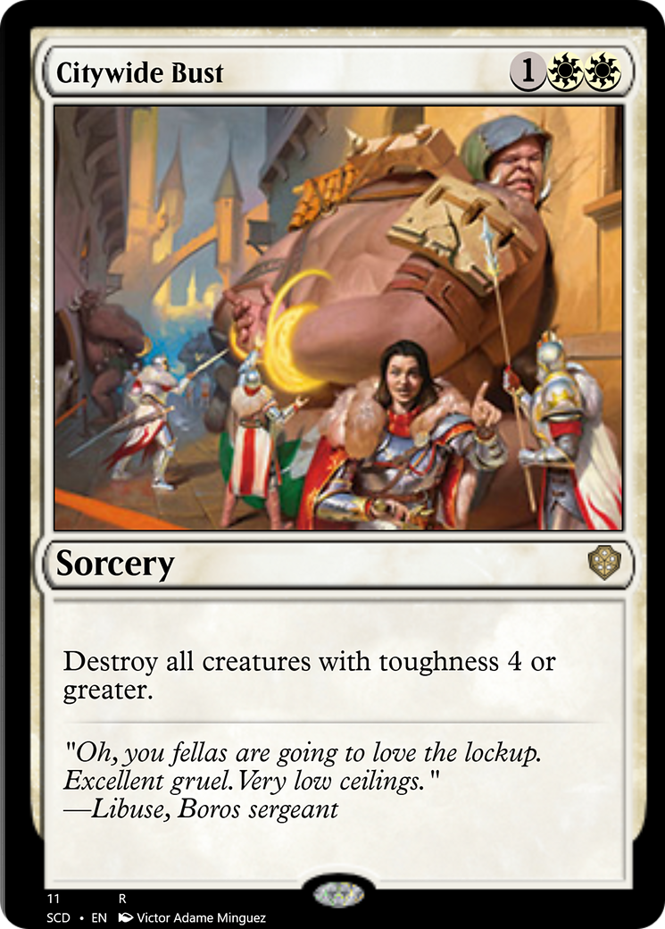 Citywide Bust [Starter Commander Decks] | The CG Realm