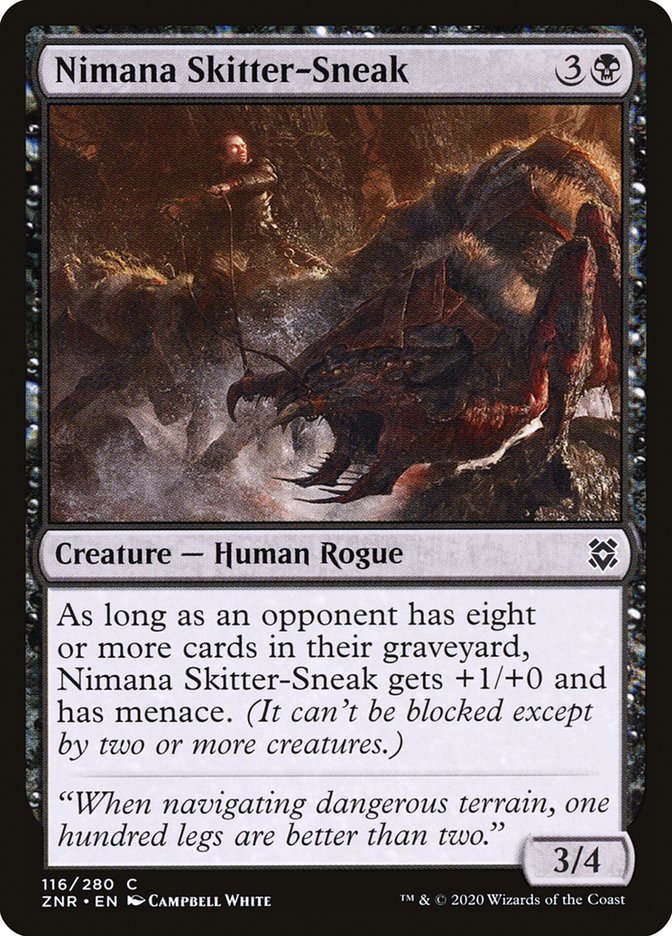 Nimana Skitter-Sneak [Zendikar Rising] | The CG Realm