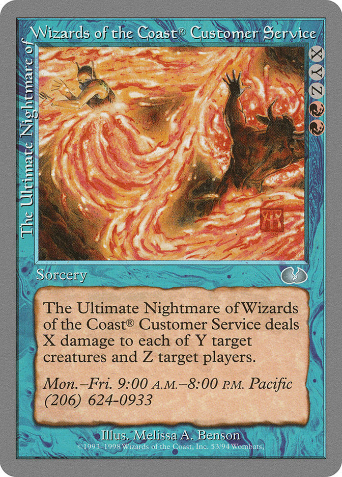 The Ultimate Nightmare of Wizards of the Coast® Customer Service [Unglued] | The CG Realm
