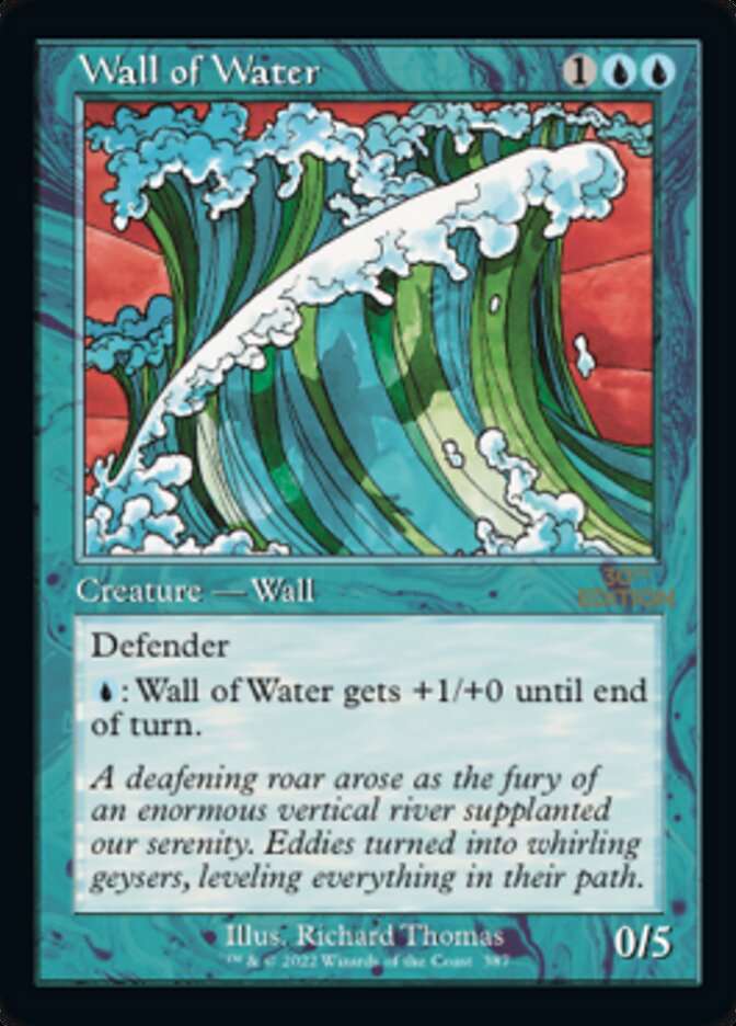 Wall of Water (Retro Frame) (30A-387) - 30th Anniversary Edition