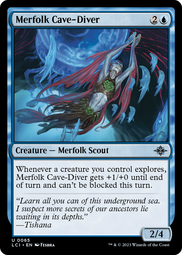 Merfolk Cave-Diver [The Lost Caverns of Ixalan] | The CG Realm