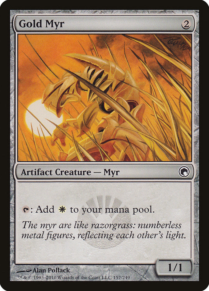 Gold Myr [Scars of Mirrodin] | The CG Realm