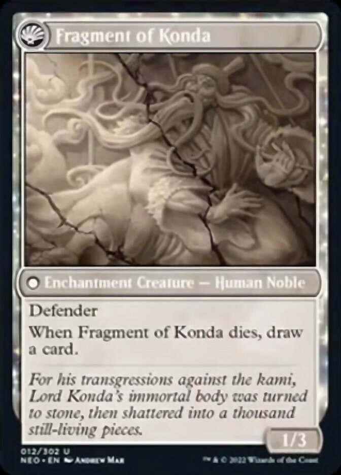 The Fall of Lord Konda // Fragment of Konda [Kamigawa: Neon Dynasty] | The CG Realm