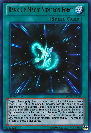 Rank-Up-Magic Numeron Force [JOTL-EN059] Ultra Rare | The CG Realm