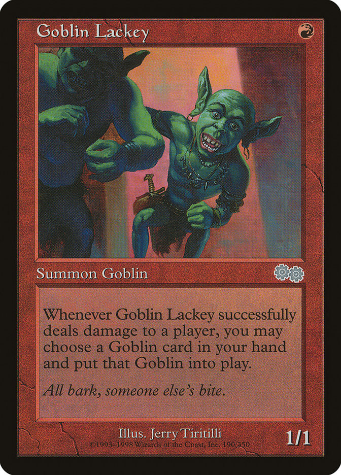 Goblin Lackey [Urza's Saga] | The CG Realm