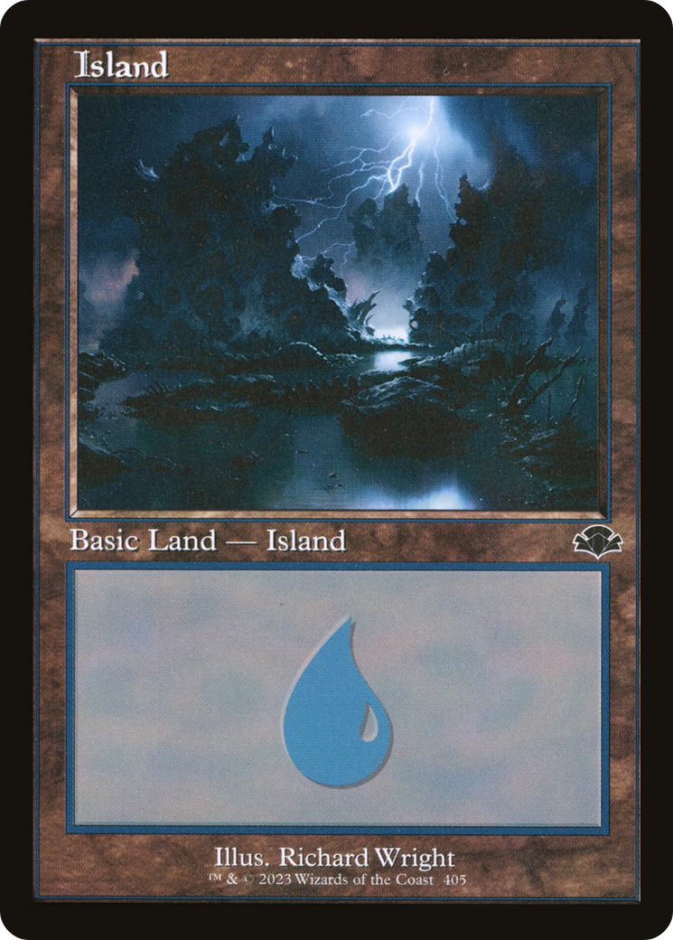 Island (405) (Retro) [Dominaria Remastered] | The CG Realm