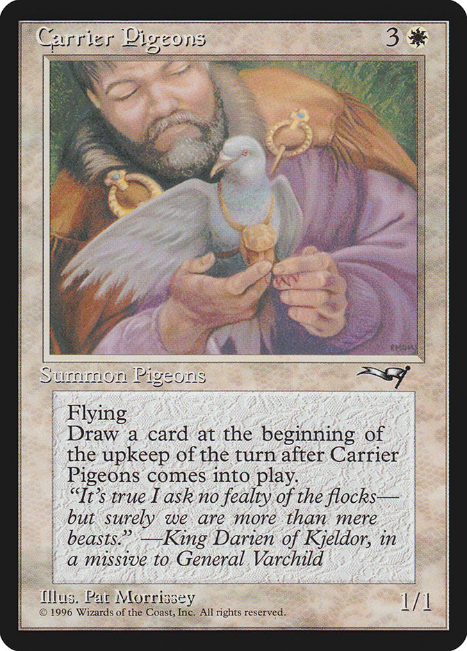 Carrier Pigeons (Holding Pigeon) [Alliances] | The CG Realm