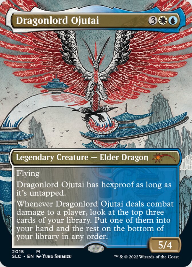 Dragonlord Ojutai (Borderless) [Secret Lair 30th Anniversary Countdown Kit] | The CG Realm