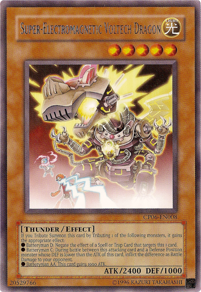 Super-Electromagnetic Voltech Dragon [CP06-EN008] Rare | The CG Realm