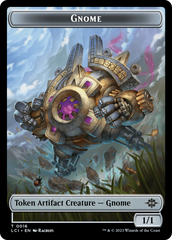 Gnome // Golem Double-Sided Token [The Lost Caverns of Ixalan Tokens] | The CG Realm