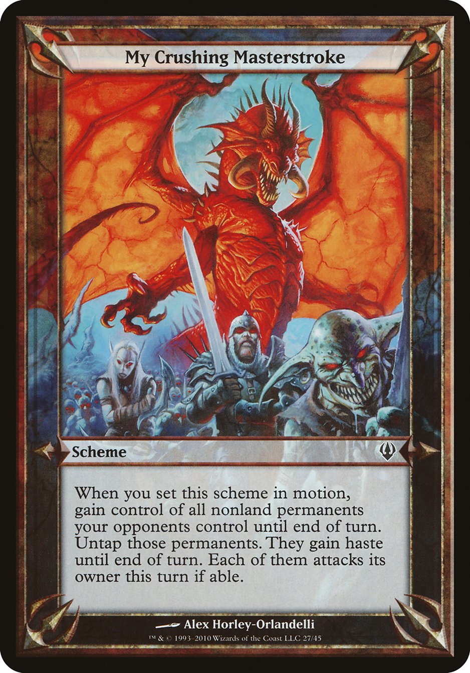 My Crushing Masterstroke (Schemes) [Archenemy Schemes] | The CG Realm