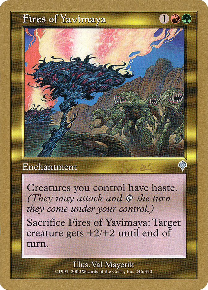 Fires of Yavimaya (Jan Tomcani) [World Championship Decks 2001] | The CG Realm