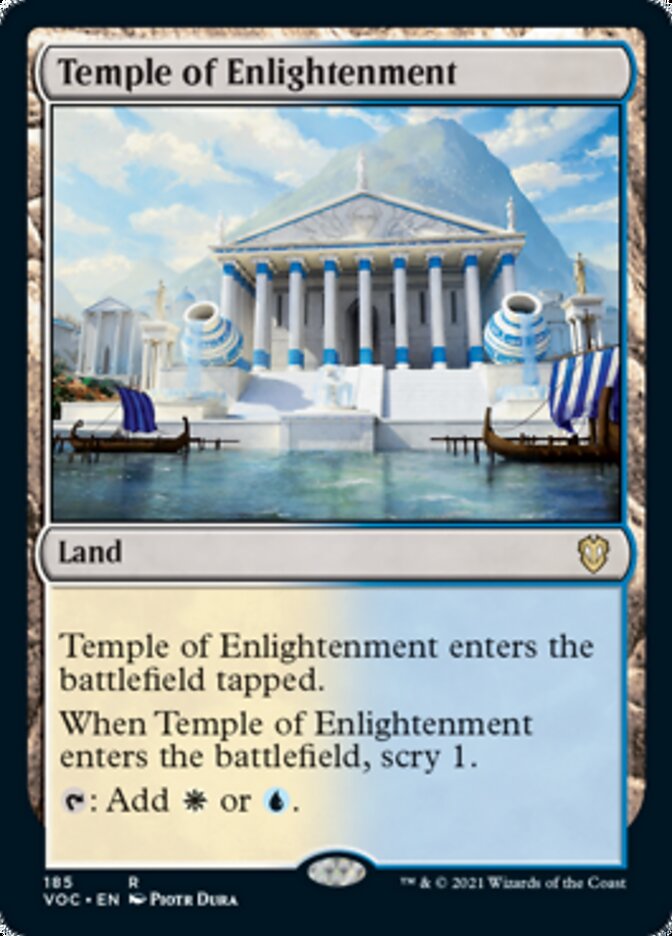 Temple of Enlightenment [Innistrad: Crimson Vow Commander] | The CG Realm