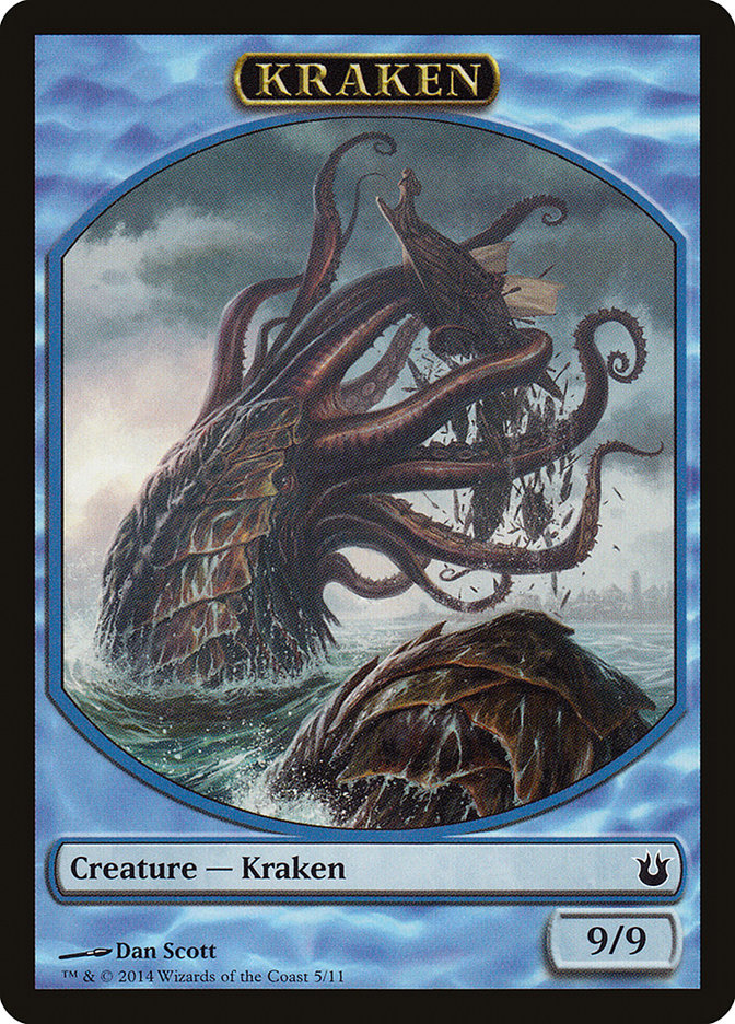 Kraken Token [Born of the Gods Tokens] | The CG Realm