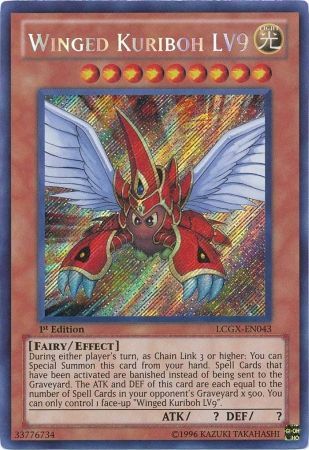 Winged Kuriboh LV9 [LCGX-EN043] Secret Rare | The CG Realm