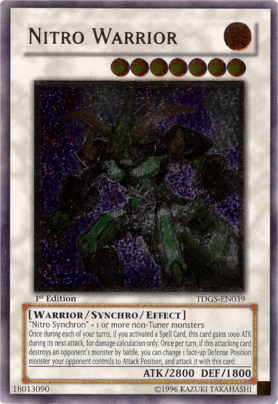 Nitro Warrior [TDGS-EN039] Ultimate Rare | The CG Realm