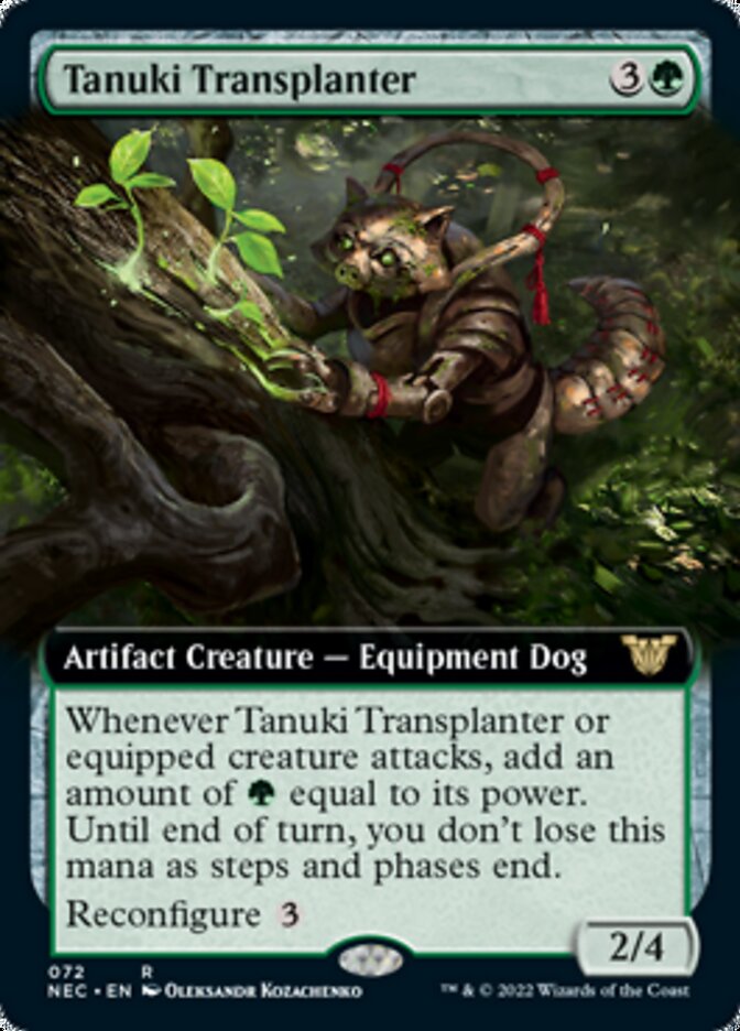 Tanuki Transplanter (Extended Art) [Kamigawa: Neon Dynasty Commander] | The CG Realm
