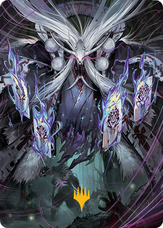 Horobi, Death's Wail Art Card (Gold-Stamped Signature) [March of the Machine Art Series] | The CG Realm