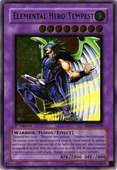 Elemental Hero Tempest [EEN-EN034] Ultimate Rare | The CG Realm