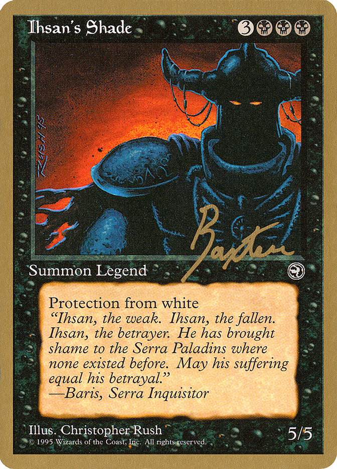 Ihsan's Shade (George Baxter) [Pro Tour Collector Set] | The CG Realm