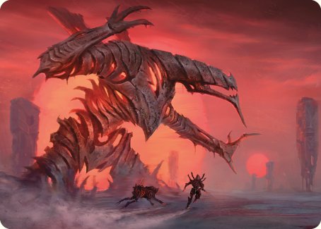 Red Sun's Zenith Art Card [Phyrexia: All Will Be One Art Series] | The CG Realm