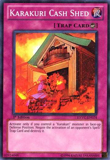 Karakuri Cash Shed [EXVC-EN074] Super Rare | The CG Realm
