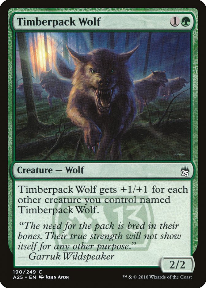 Timberpack Wolf [Masters 25] | The CG Realm