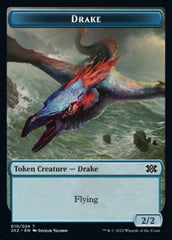 Drake // Aven Initiate Double-Sided Token [Double Masters 2022 Tokens] | The CG Realm