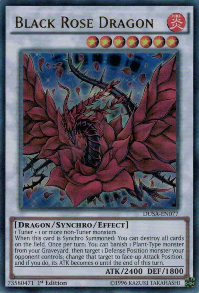 Black Rose Dragon [DUSA-EN077] Ultra Rare | The CG Realm