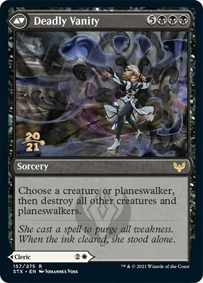 Selfless Glyphweaver // Deadly Vanity [Strixhaven: School of Mages Prerelease Promos] | The CG Realm