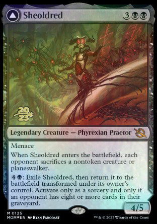 Sheoldred // The True Scriptures [March of the Machine Prerelease Promos] | The CG Realm