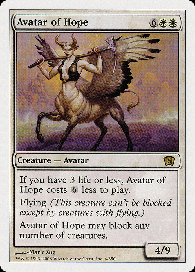 Avatar of Hope [Eighth Edition] | The CG Realm