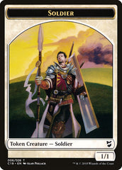 Cat // Soldier Double-Sided Token [Commander 2018 Tokens] | The CG Realm
