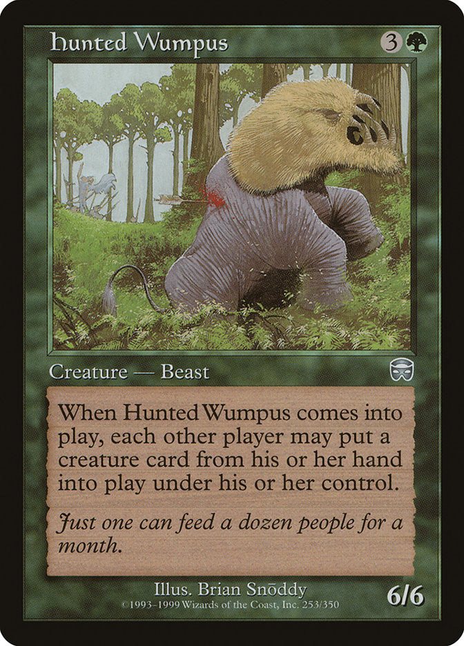 Hunted Wumpus [Mercadian Masques] | The CG Realm