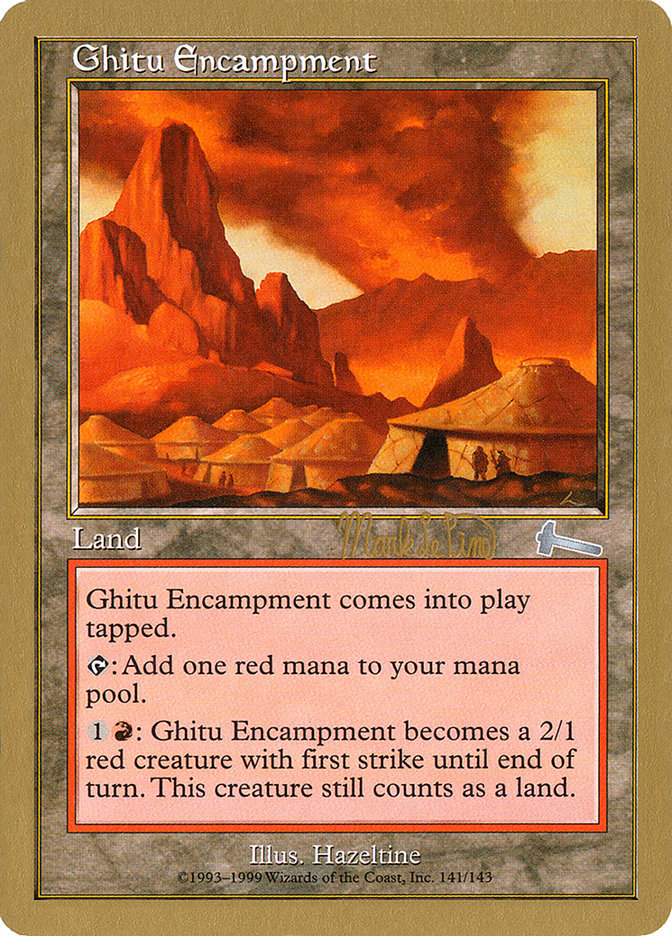 Ghitu Encampment (Mark Le Pine) [World Championship Decks 1999] | The CG Realm