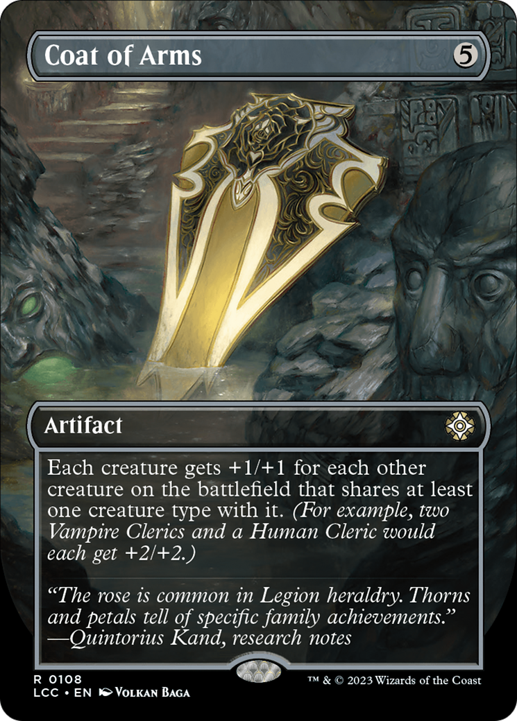Coat of Arms (Borderless) [The Lost Caverns of Ixalan Commander] | The CG Realm
