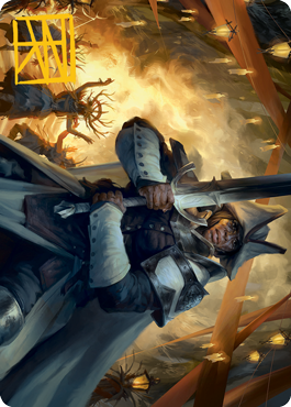 Ritual Guardian Art Card (Gold-Stamped Signature) [Innistrad: Midnight Hunt Art Series] | The CG Realm