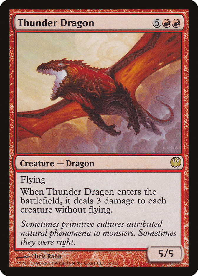 Thunder Dragon [Duel Decks: Knights vs. Dragons] | The CG Realm