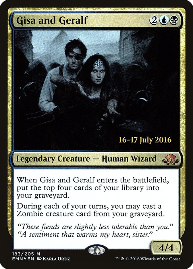 Gisa and Geralf [Eldritch Moon Prerelease Promos] | The CG Realm
