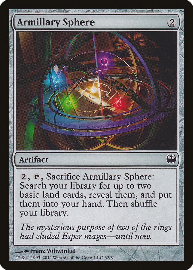Armillary Sphere [Duel Decks: Knights vs. Dragons] | The CG Realm