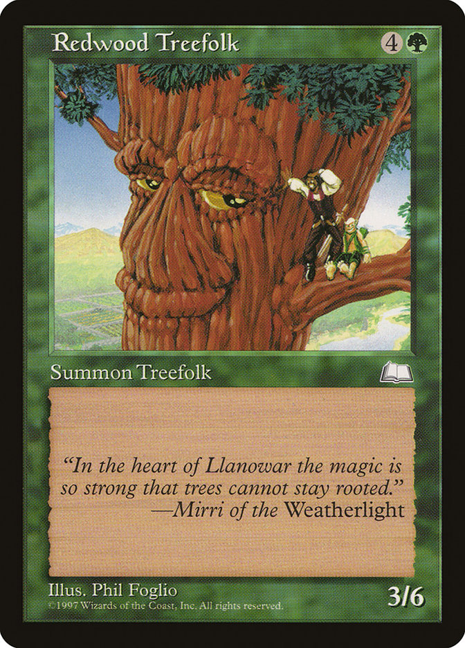 Redwood Treefolk [Weatherlight] | The CG Realm