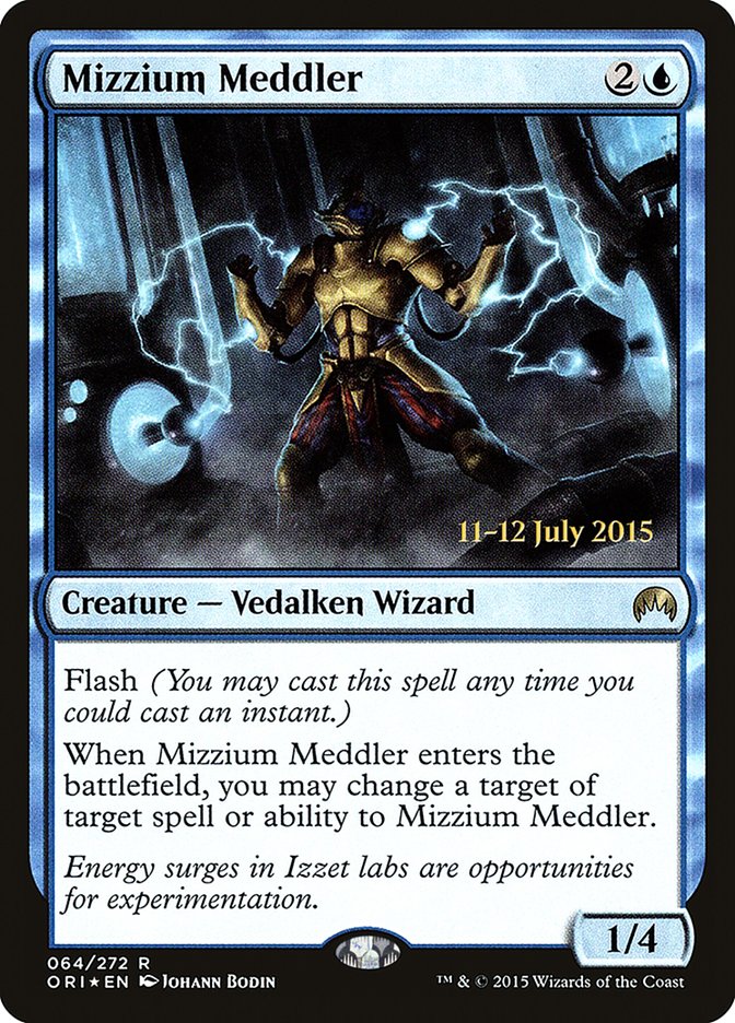 Mizzium Meddler [Magic Origins Prerelease Promos] | The CG Realm