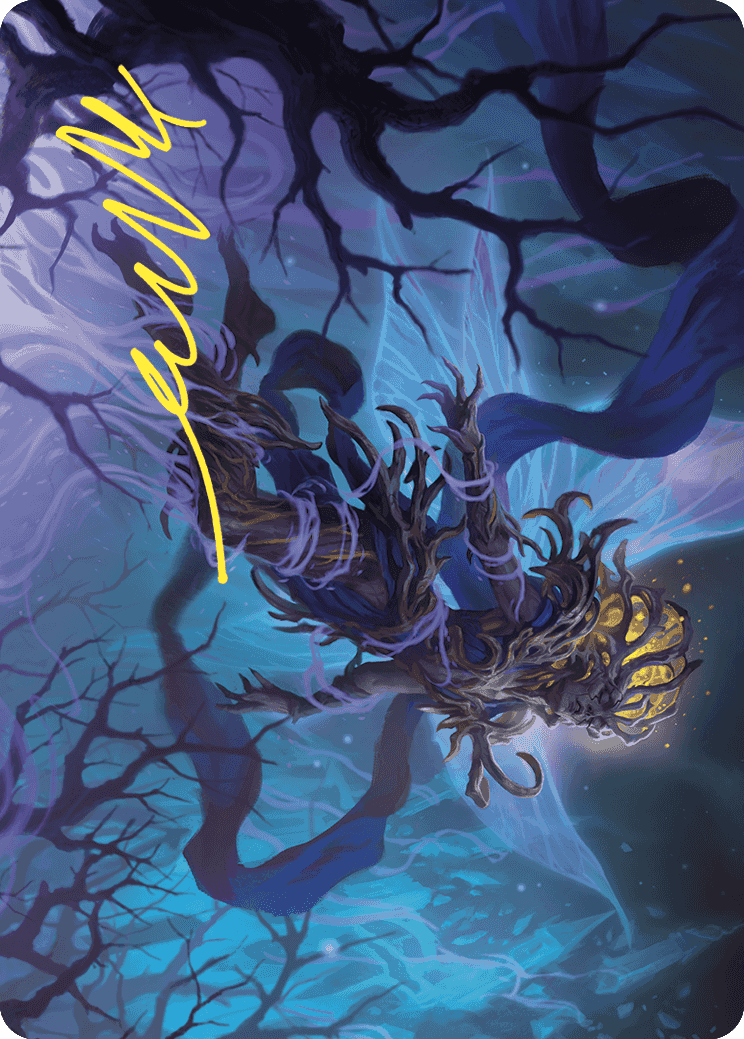 Sleep-Cursed Faerie Art Card (Gold-Stamped Signature) [Wilds of Eldraine Art Series] | The CG Realm