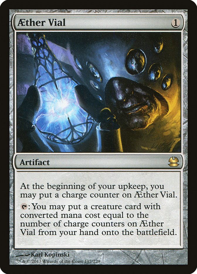 Aether Vial [Modern Masters] | The CG Realm