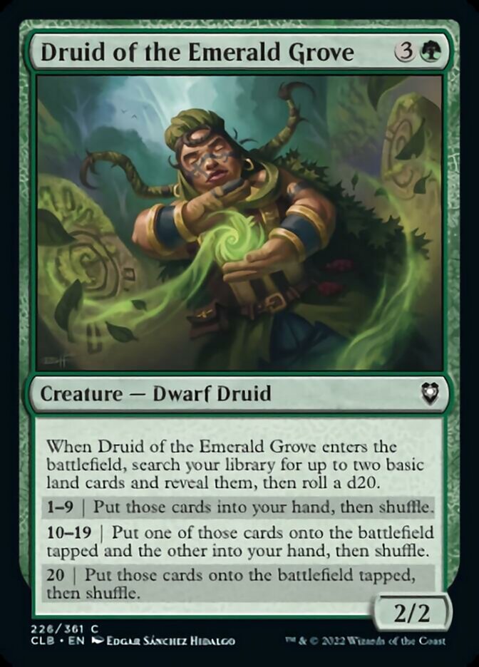 Druid of the Emerald Grove [Commander Legends: Battle for Baldur's Gate] | The CG Realm