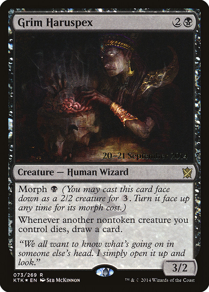 Grim Haruspex [Khans of Tarkir Prerelease Promos] | The CG Realm