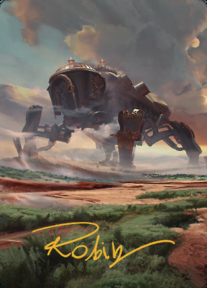 Plains (2) Art Card (Gold-Stamped Signature) [The Brothers' War Art Series] | The CG Realm
