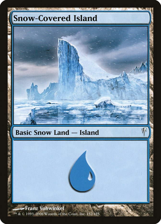 Snow-Covered Island [Coldsnap] | The CG Realm